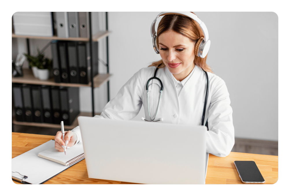 Finish & Transcribe doctor image